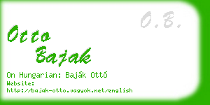 otto bajak business card